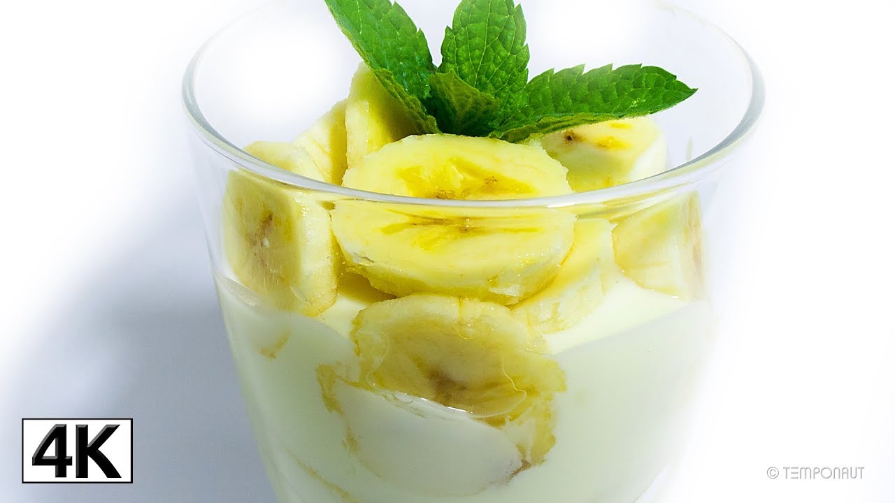 4K TimeLapse Banana Yogurt YouTube