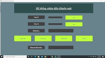 Nhận diện khuôn mặt và Điểm danh - OpenCV - python