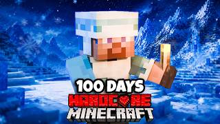 I Survived 100 Days In the ARCTIC In Hardcore Minecraft