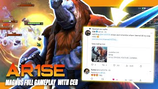 Ar1se - Magnus Gameplay w/ Ceeeeeb!!