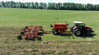 Сеем целину без вспашки. No-Till, основное преимущество. Wersatile 320 + Agrator Ancer 9800.