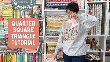 Quarter Square Triangle Tutorial