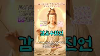 목마르고 배고픈 모든 중생의 고통이 없어지길 발원합니다 🙏 #관세음보살 #감로수진언 #42수주진언 #41수 #buddha #mantra