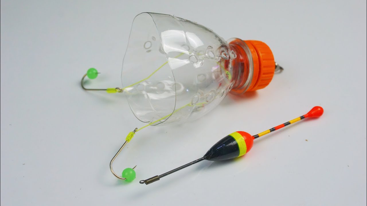 Many don't know ! Making fishing bait using plastic bottles Hack