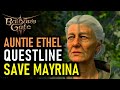 Auntie ethel full questline save mayrina  help mayrina  baldurs gate 3 bg3