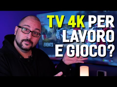 COME USARE UNA TV 4K COME MONITOR, per lavoro e gioco