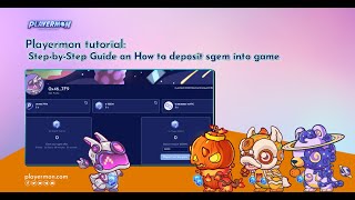 Playermon Tutorial Step By Step Guide On How To Deposit On Chain Sgem Into Game