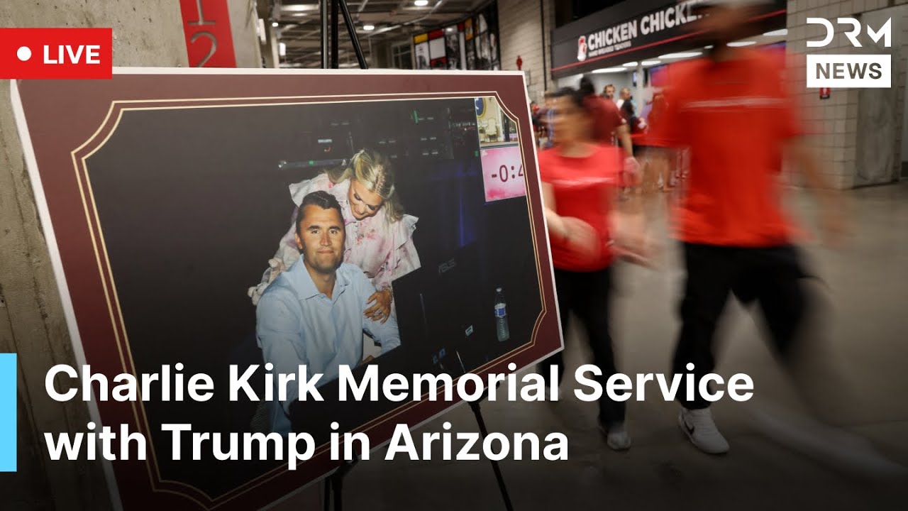 Charlie Kirk Funeral LIVE: Turning Point USA Holds Memorial for Charlie