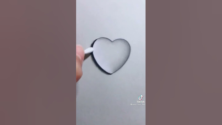 Hướng dẫn vẽ trái tim 3d