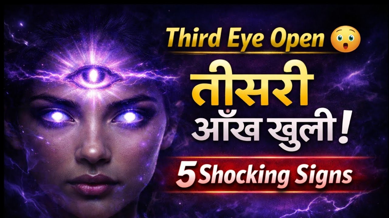 ये 5 संकेत बताते हैं की आपकी दिव्या दृष्टि खुल गई है । 3rd eye opening,Third eye meditation hindi,