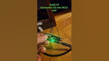 ESP32 S3 squeezelite I2S with MCLK Jab5 amplifier