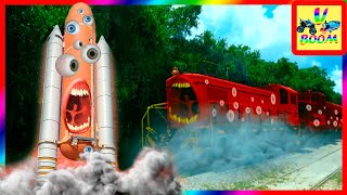 TRAIN EATER is not here alone with New ROCKET EATER In Real Life! 🚂