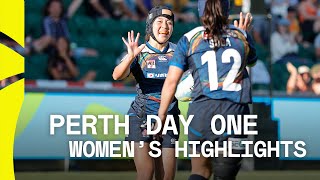 Great Britain STUN Australia | Perth HSBC SVNS Day One Women's Highlights