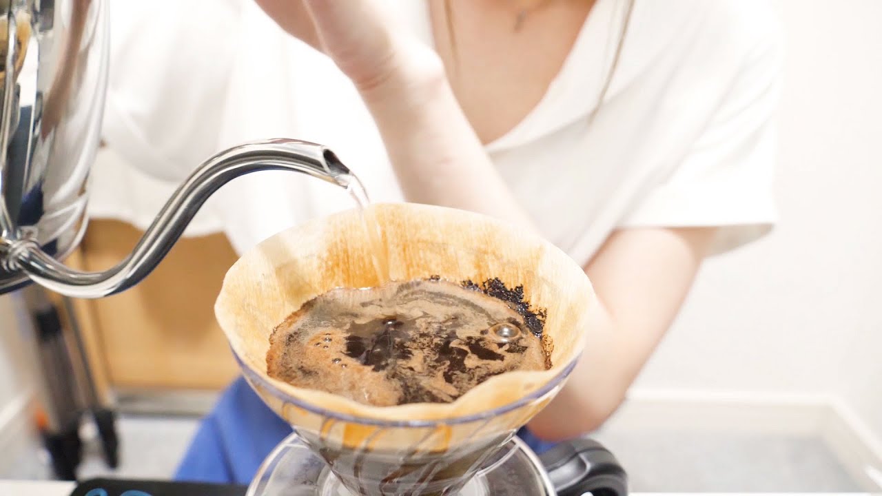 *ASMR*コーヒーを淹れる・挽く音 Grind coffee beans*声あり*