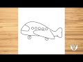 Как нарисовать самолет шаг за шагом, Easy Draw | Скачать бесплатно раскраски