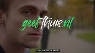 Kansfonds Thuisgeven Dakloze Jongeren Geefthuis Webvideo Burojori Campagne 2020