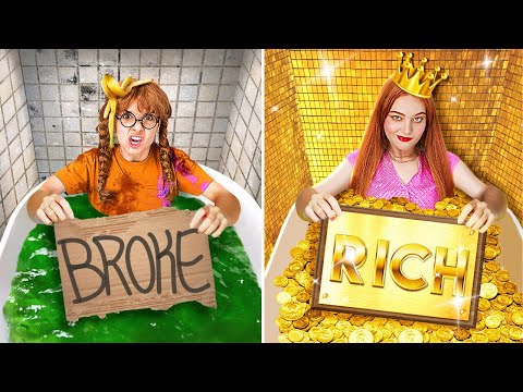 FROM NERD TO PRINCESS IN 24 HRS || Fantastic Makeover! Funny Situations by 123 GO! SCHOOL
