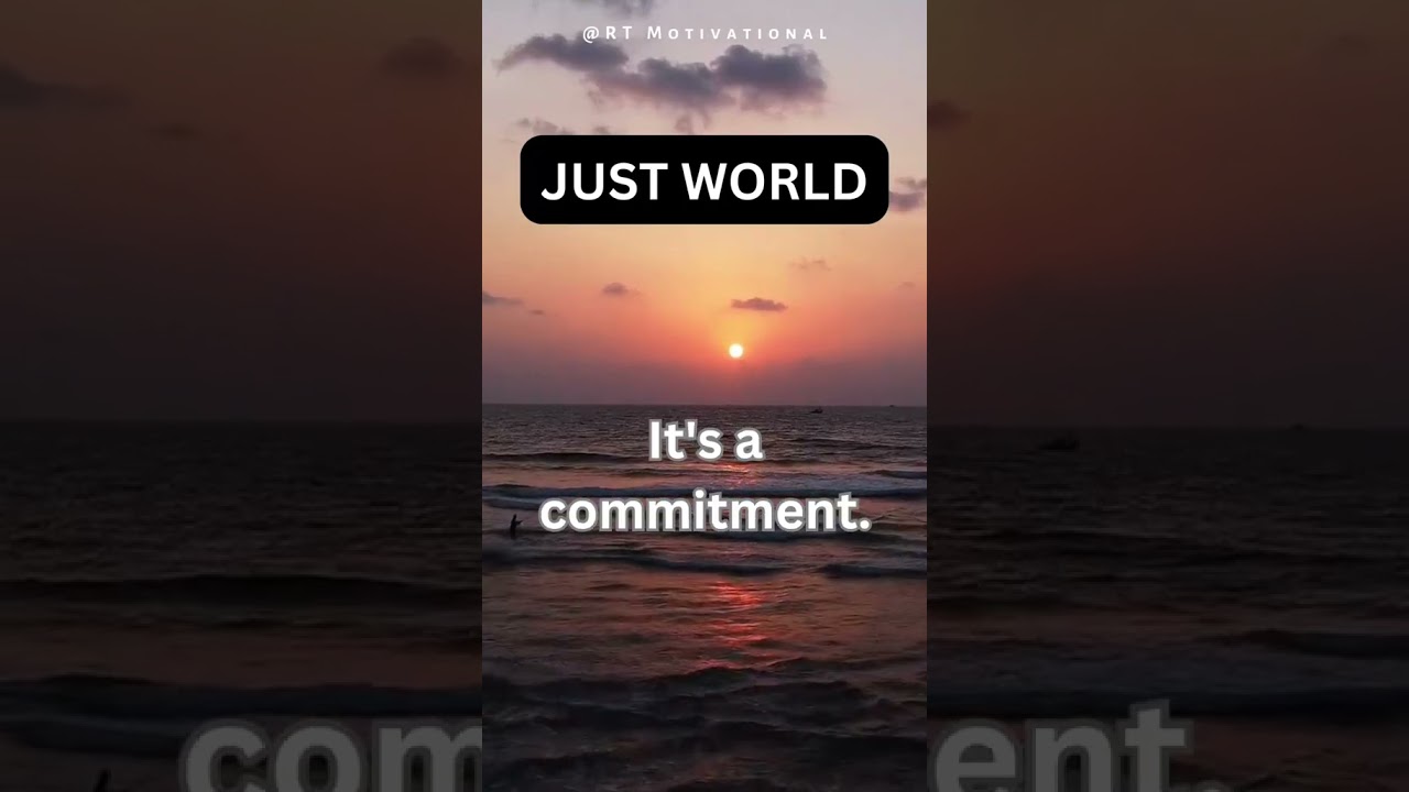 Justice is Not Just a Word, It's Commitment The Active Pursuit of Fairness and Equality