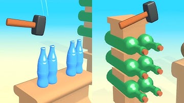 Hammer Flip! Very Satisfying And Relaxing ASMR Slicing Game