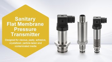 Sanitary Flat Membrane Pressure Transmitter and Sensor (0~20KPa…60MPa) - IntelliBee Sensor