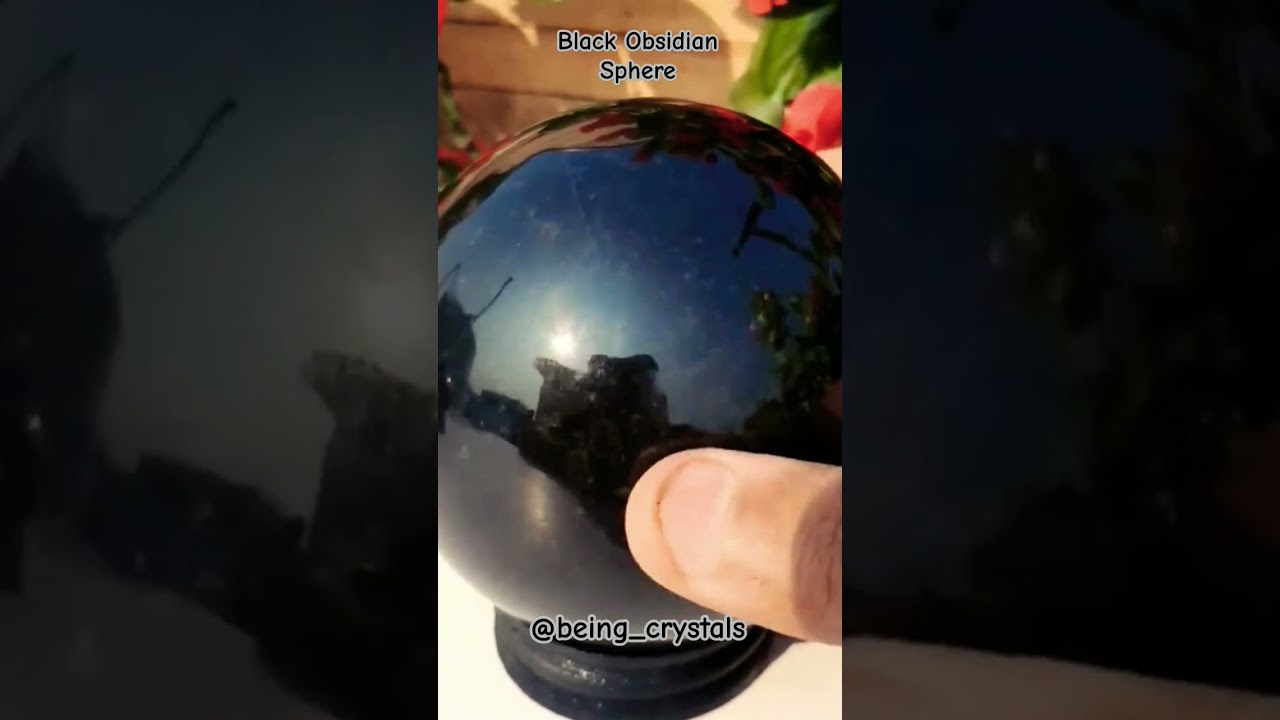 Black Obsidian Sphere 