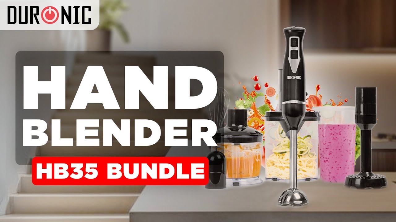 THE EASIEST Way to GET STARTED with the Duronic HB35 Hand Blender Bundle