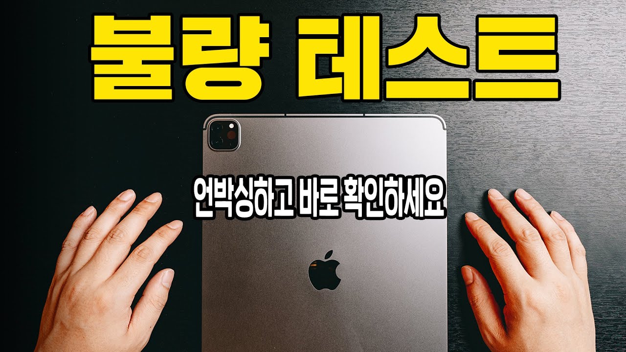 2022 아이패드 프로 5세대 12.9인치 초기 불량테스트 (아이패드 에어 4세대 11인치, 아이패드 미니 6세대 모두 포함) feat. 불량화소 테스트 포함