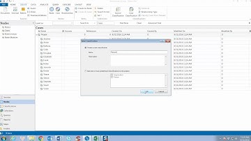 NVivo 11 - CaseClassification