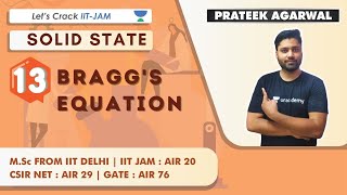 Bragg's Equation | Solid State | Target IIT-JAM 2021 | Prateek Agarwal