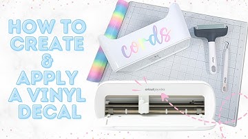 How To Make Vinyl Decals with Cricut | Beginner Cricut Projects| Cricut Design Space Tips