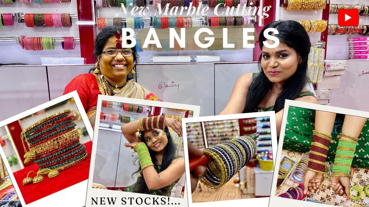 MARBLES LEAF CUTTING BANGLES!.....FULL STOCK ARRIVED......