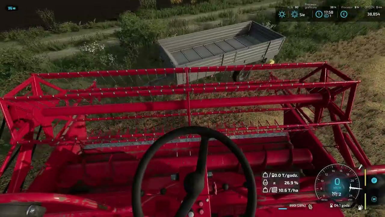 POLSKA WIEŚ-jeszcze żniwa😫-nowy ursus💪🔥