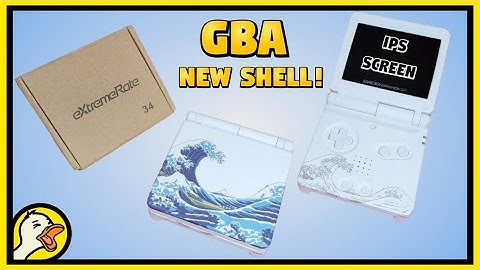 Game Boy Advance SP Shell Swap (with IPS Screen)