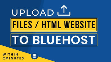 How To Upload Files To Bluehost 2025 | Upload Html Website To Bluehost