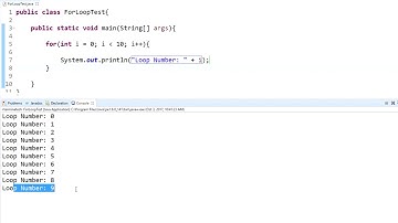 Java Programming Tutorial - 12 -  for loop