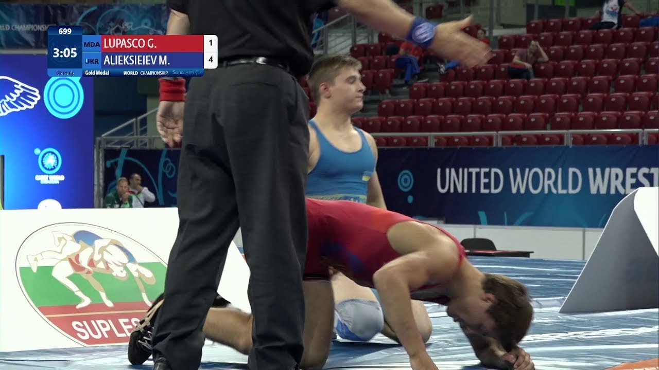 GOLD GR - 80 kg: G. LUPASCO (MDA) v. M. ALIEKSIEIEV (UKR)