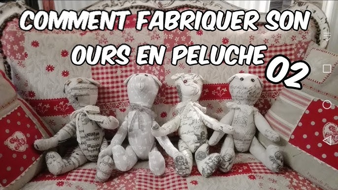 TUTO partie 1: Comment faire un ours en peluche, les patrons 