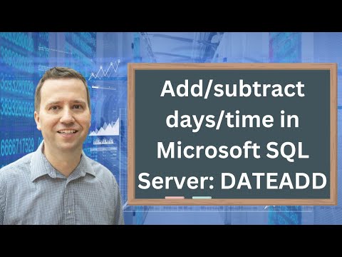 Video: Hvordan tilføjer jeg timer til en dato i SQL?