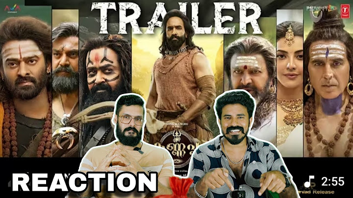 Kannappa Official Trailer Reaction | Vishnu Manchu Mohanlal Prabhas Akshay Kumar Entertainment Kizhi