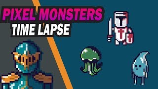 Pixel Art | Monsters Timelapse