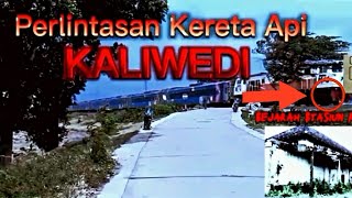 Sejarah Stasiun Kaliwedi..😱 nongkrong horror di jalan bandara perlintasan kereta api kaliwedi