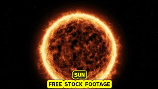 Sun In Space Free Stock Footage Copyright Free Videos Royalty Free Video Free Hd Video 4K