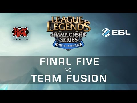 League of Legends - Final Five vs. Team Fusion - NA LCS Expansion Tournament Game 3