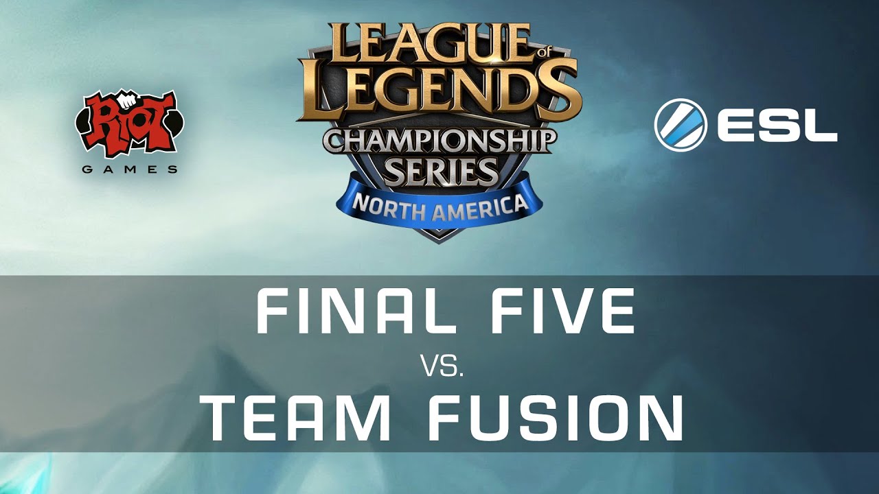 League of Legends - Final Five vs. Team Fusion - NA LCS Expansion Tournament Game 3