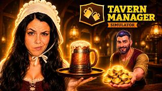 🍺 ABRÍ MI TABERNA... y TODO fue un CAOS | Tavern Manager Simulator #1