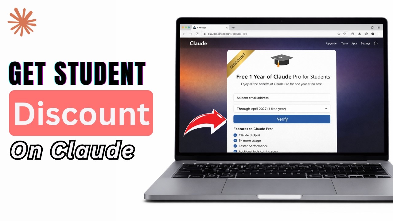 How To Get DISCOUNT on CLAUDE AI Subscription 2026 | Claude Pro Deal ...