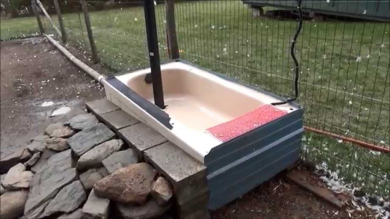 How To Winterize The Duck S Pool Bathtub For The Winter 186 Raising Ducks