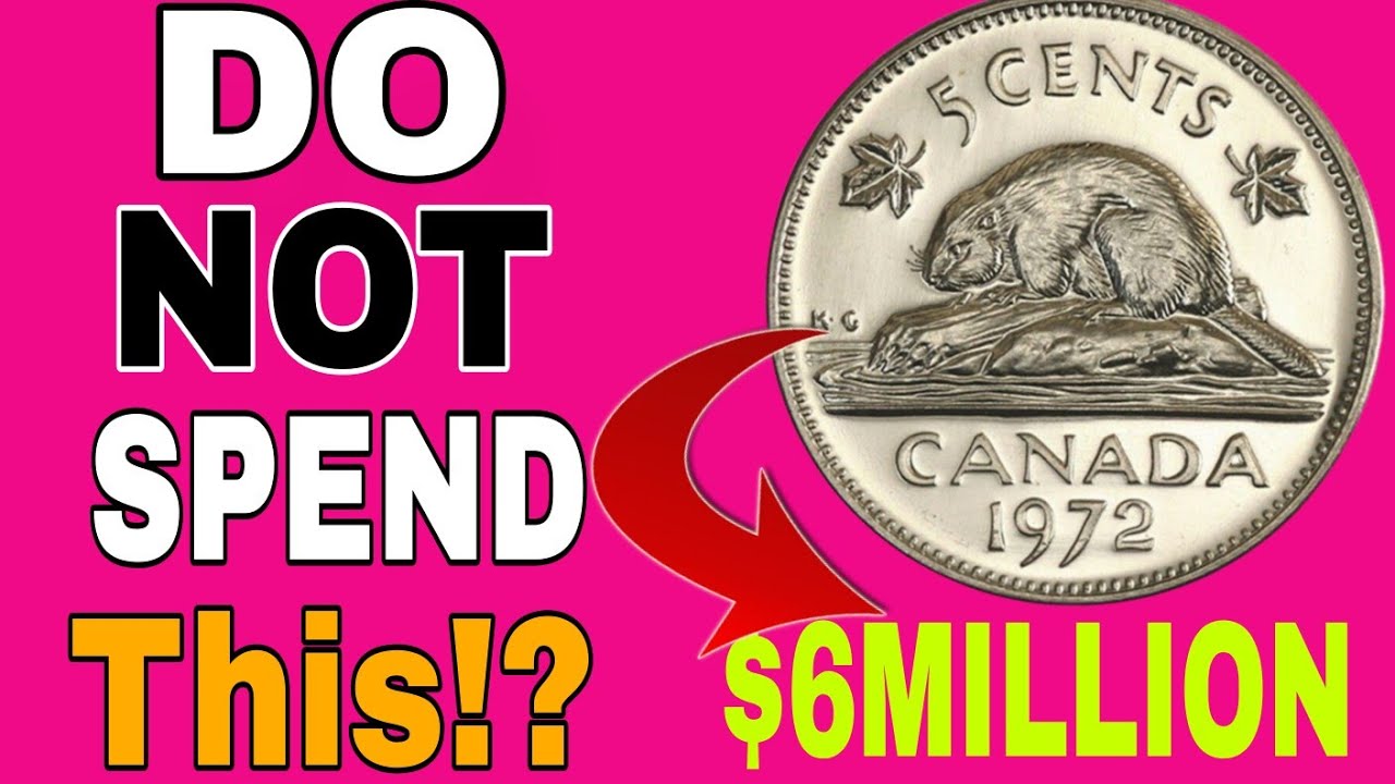 The 1972 Canadian 5-cent coin may seem like