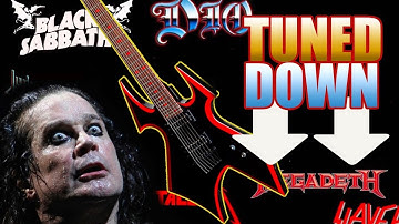 10 ICONIC Classic Metal Riffs Tuned Down 7 String tuning | Jamie Oldfield |