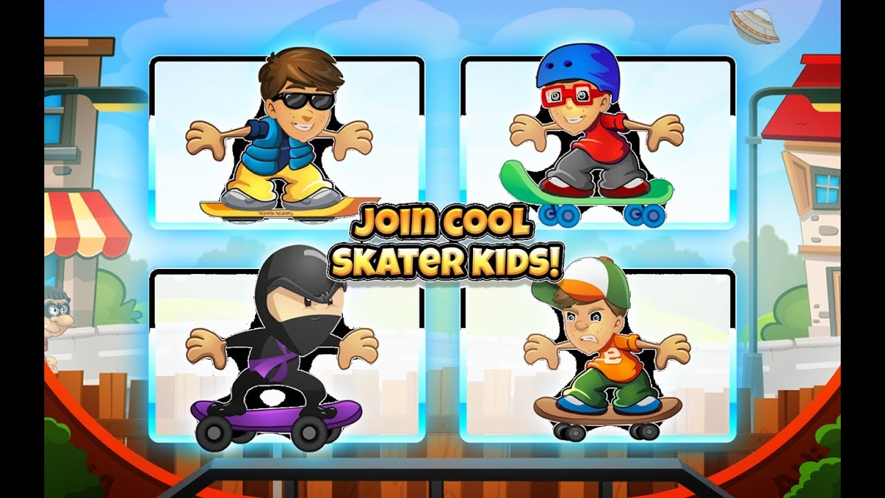 Skater Boys Skateboard Racing Games / Tiny Lab / For Children / Android ...
